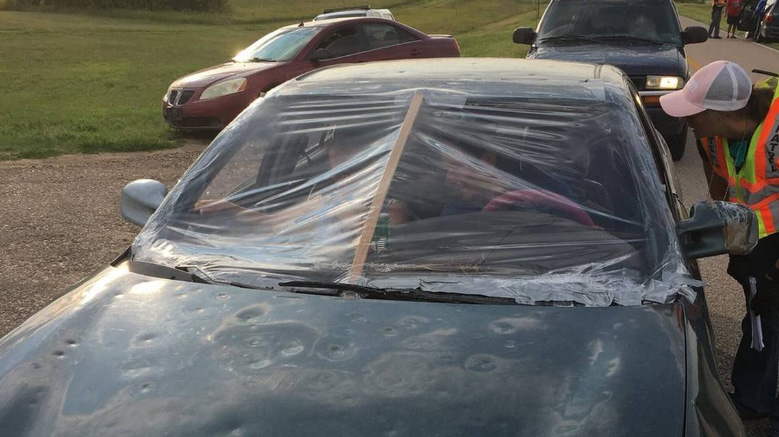 You are currently viewing Nebraska State Troopers encounter home-made windshield repair